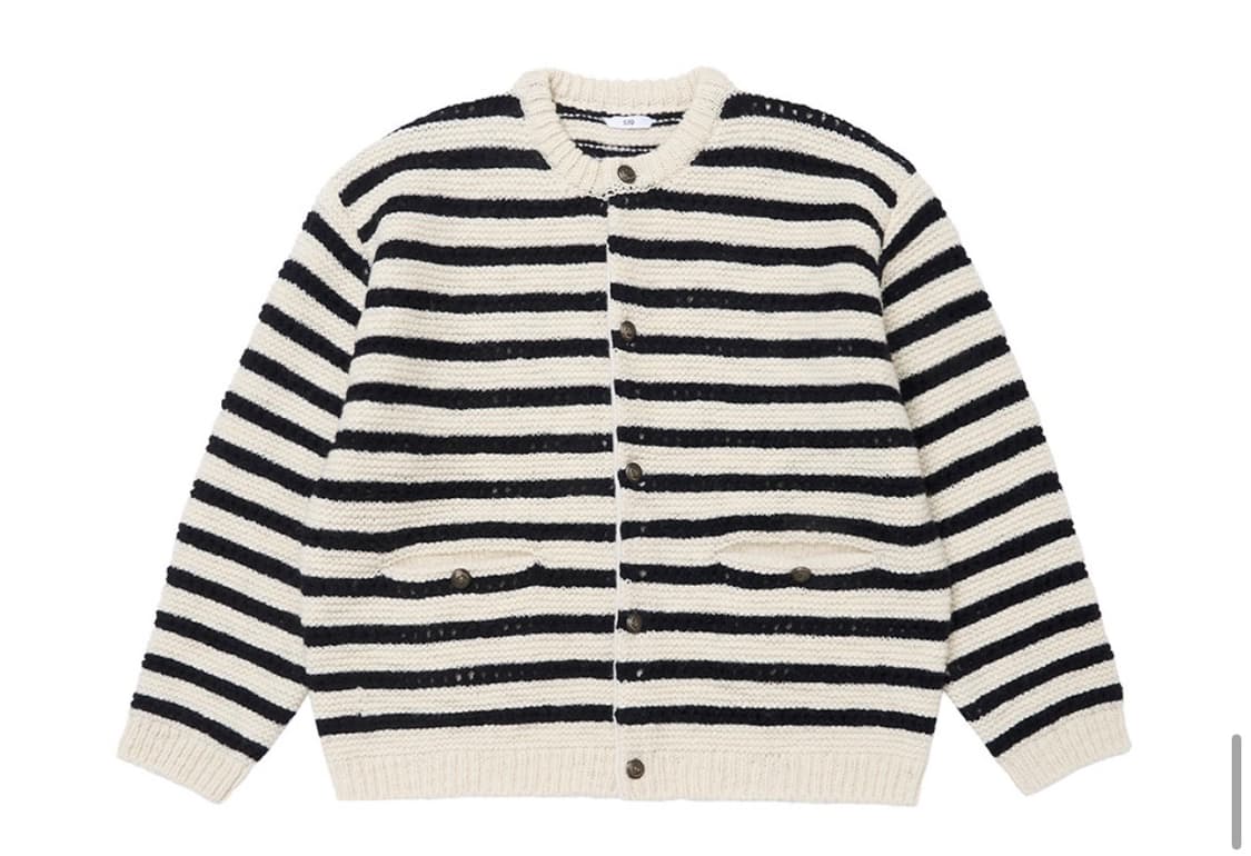 STU 스트라이프 가디건 상품이미지1