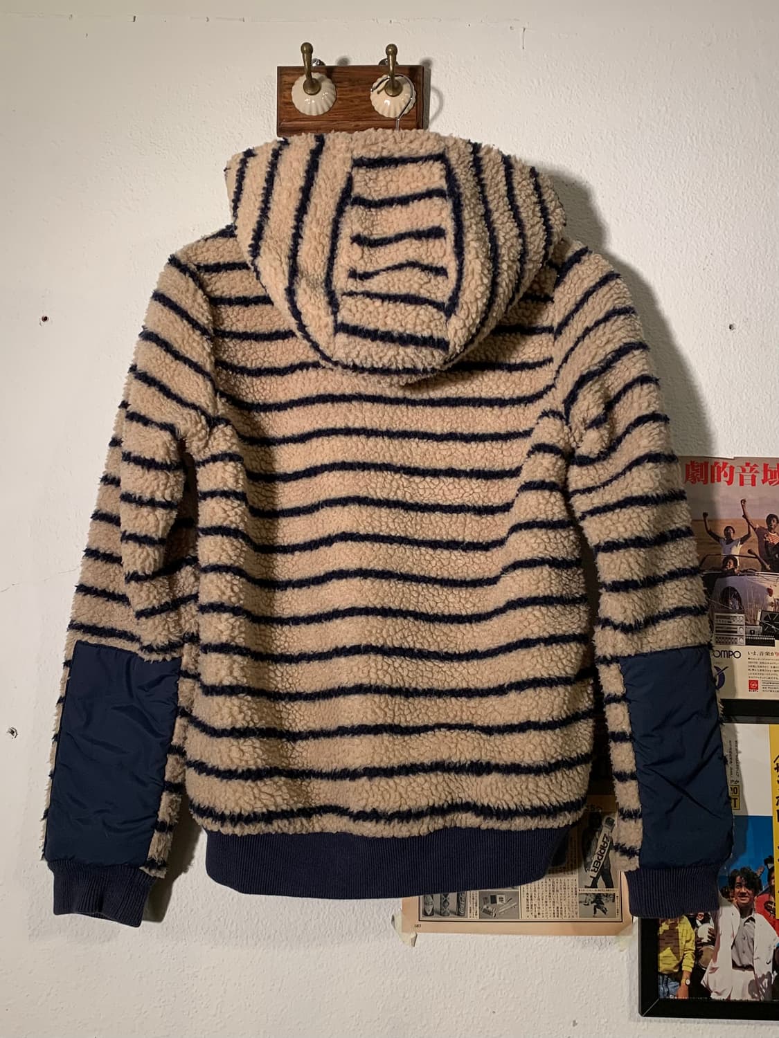 엑스걸 파타고니아 오마주 스트라이프 후드 후리스 자켓 상품이미지6