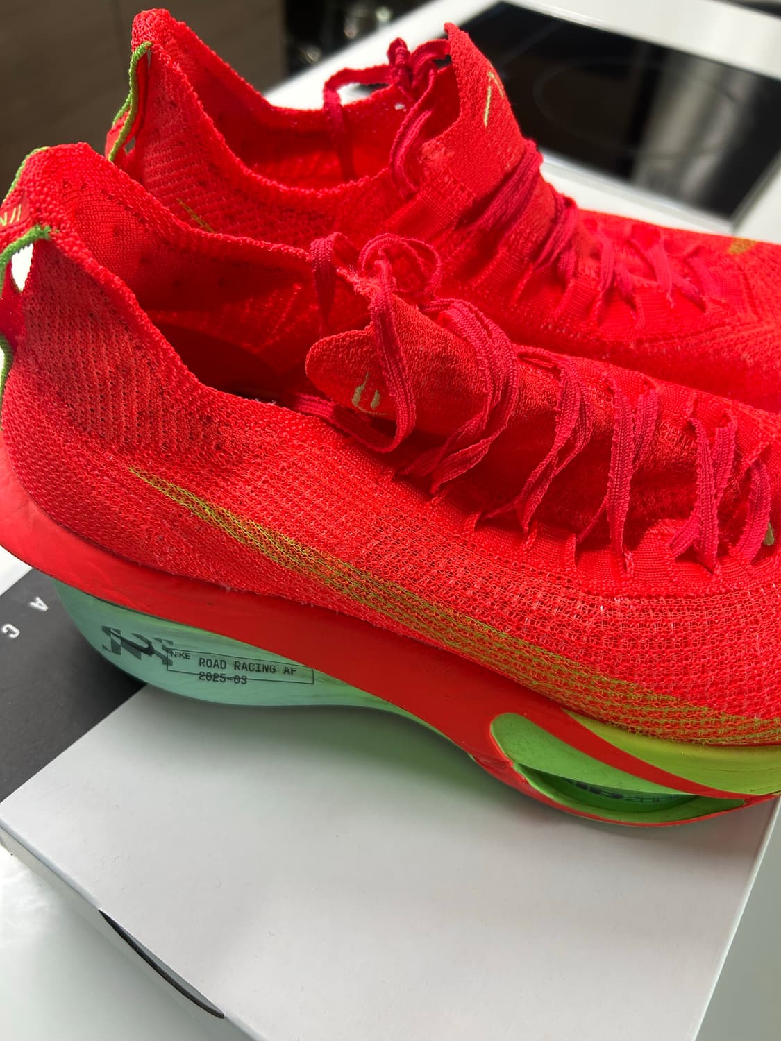 나이키 에어 줌 알파플라이 넥스트% 3 브라이트 크림슨 라임 블라스트 상품이미지1