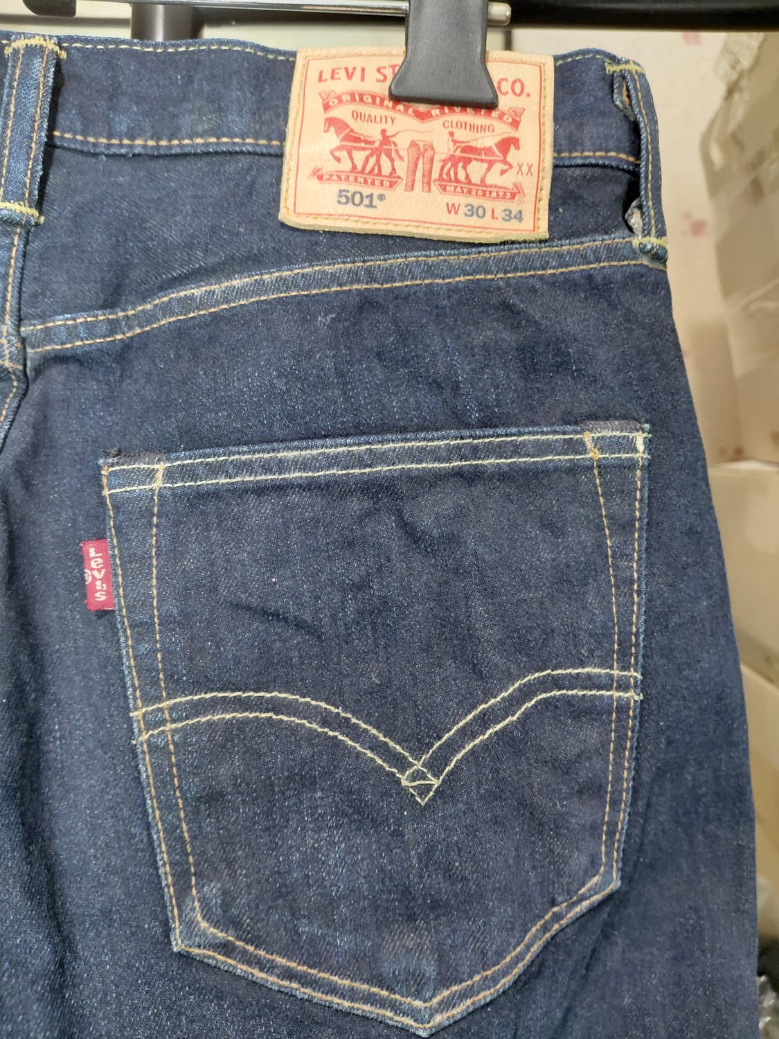 [리바이스501]1963 클래식 스트레이트핏 데님 청바지 30사이즈  상품이미지3