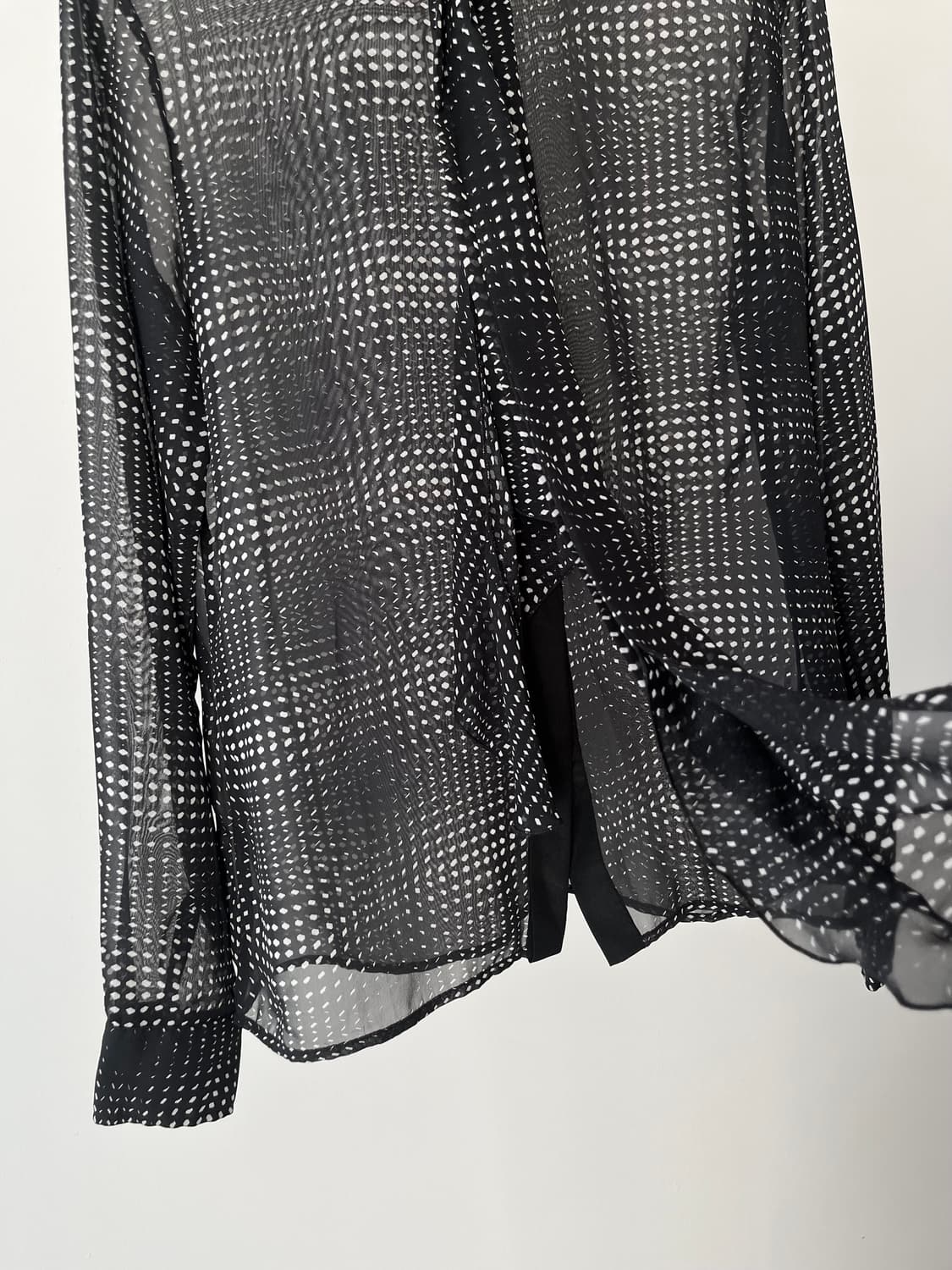 NARACAMICIE tie neck blouse  상품이미지5