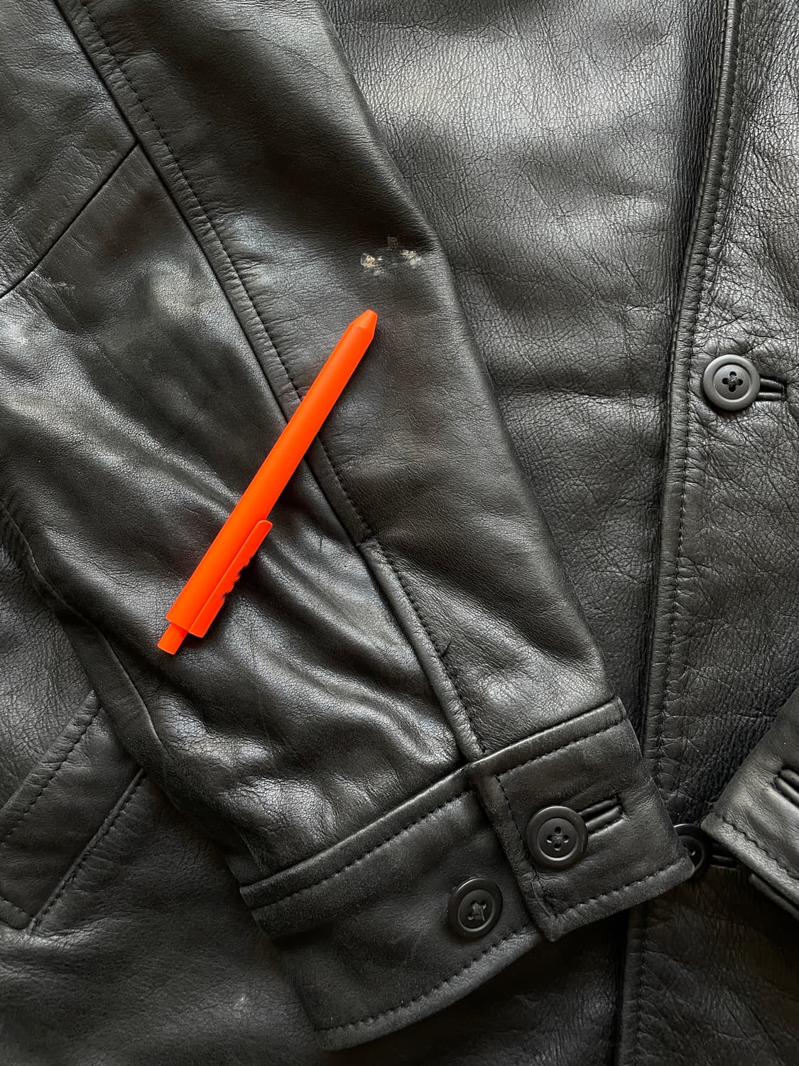 90s 올드갭 레더 카코트 gap carcoat 상품이미지5