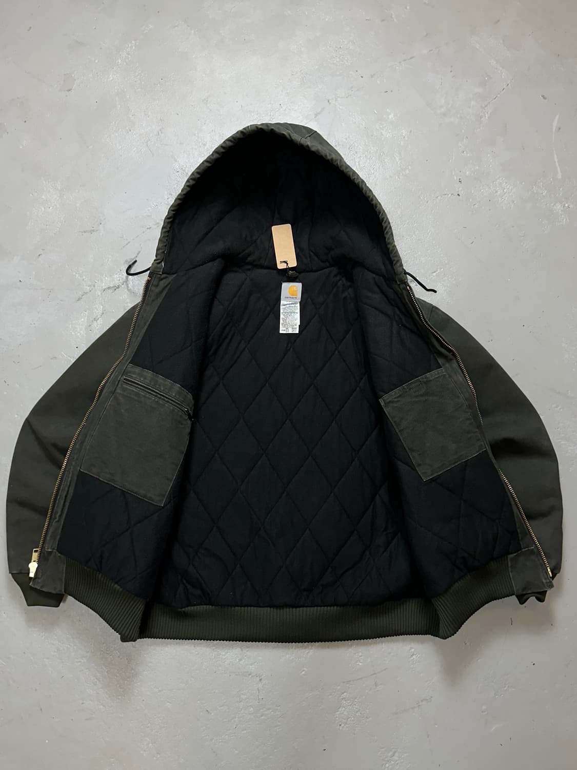 OG 칼하트 J130 액티브 자켓 MOS 칼하트 모스그린 자켓 상품이미지7