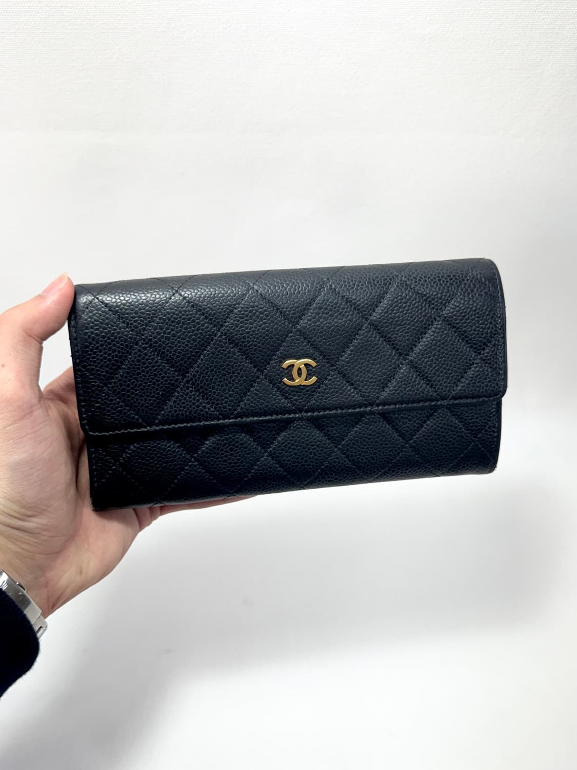 샤넬 캐비어 장지갑 상품이미지1