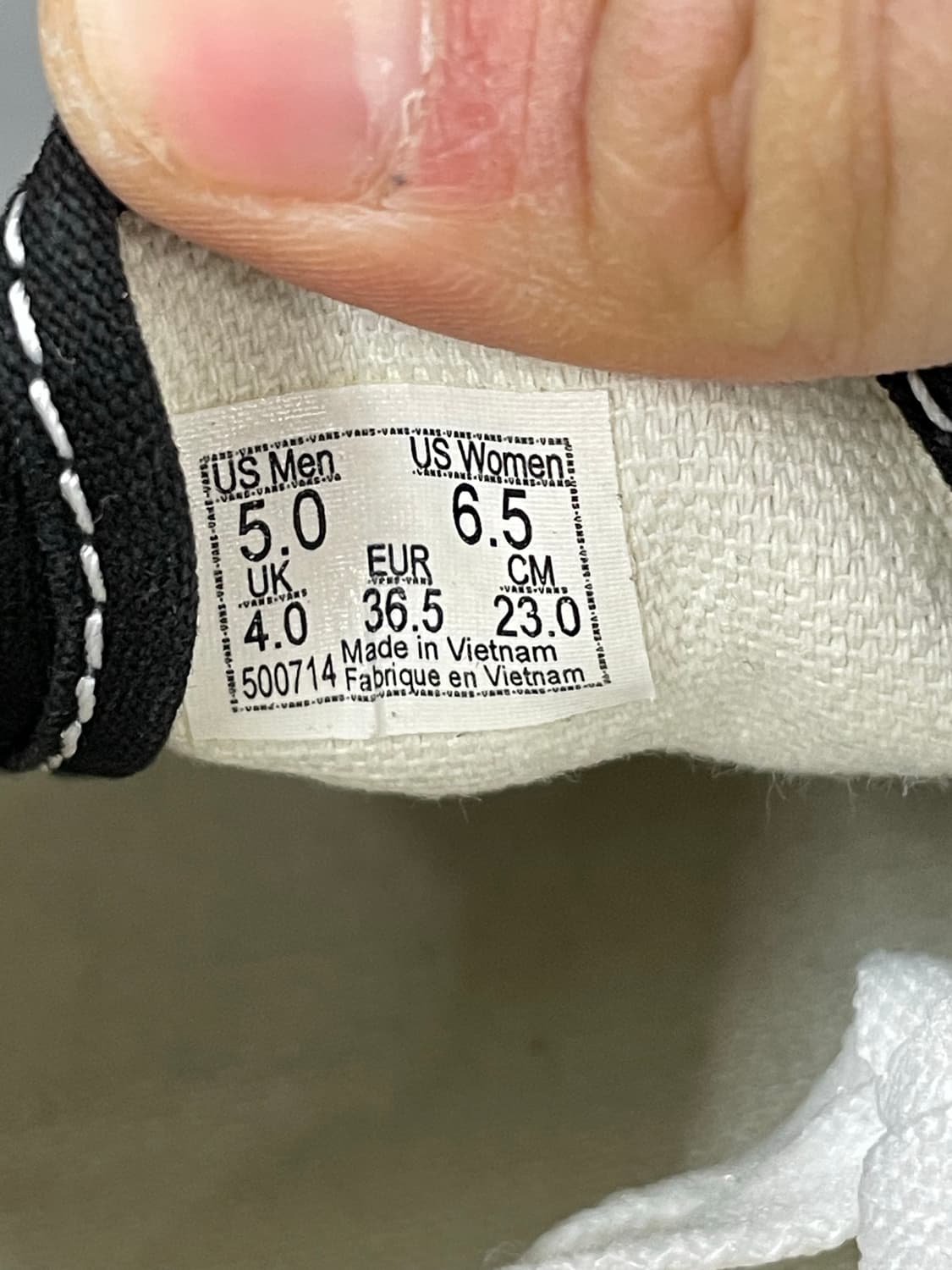 반스 에라 블랙 230 (gr-4586) 상품이미지10