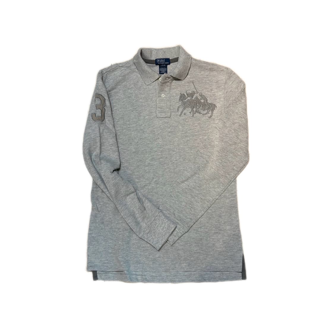 🩶폴로 랄프로렌 빅포니 그레이 긴팔 카라티🩶 상품이미지1