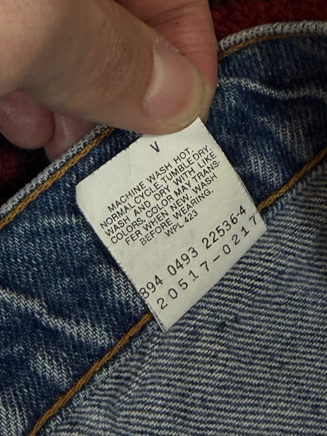 90's USA Made 빈티지 리바이스 517 오렌지탭 부츠컷 상품이미지10