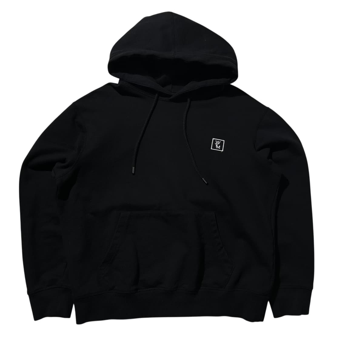 우영미 백로고 후드 블랙 상품이미지2