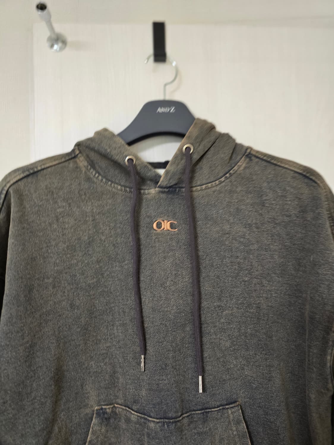 오아이오아이 빈티지워싱 후드티  상품이미지1