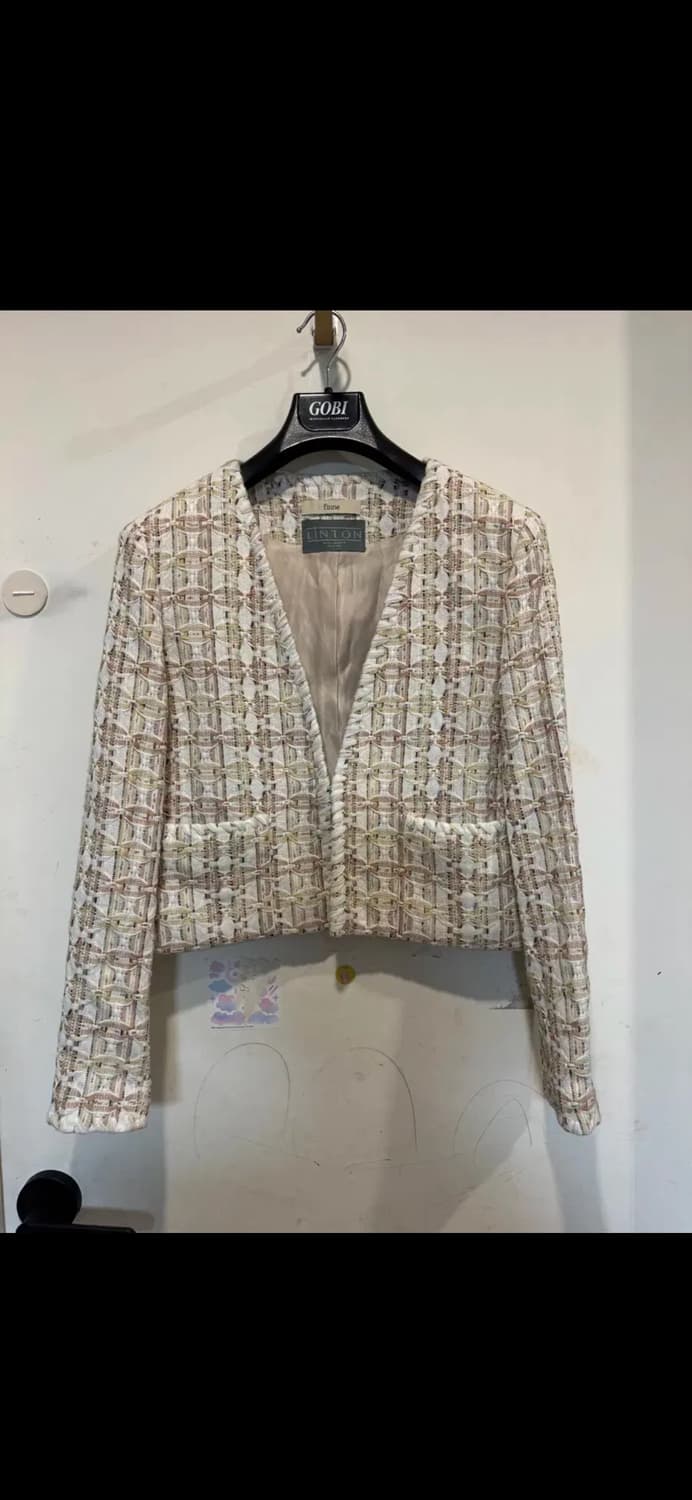 Finne 핀느 엣지 트림 린톤 트위드자켓 상품이미지3