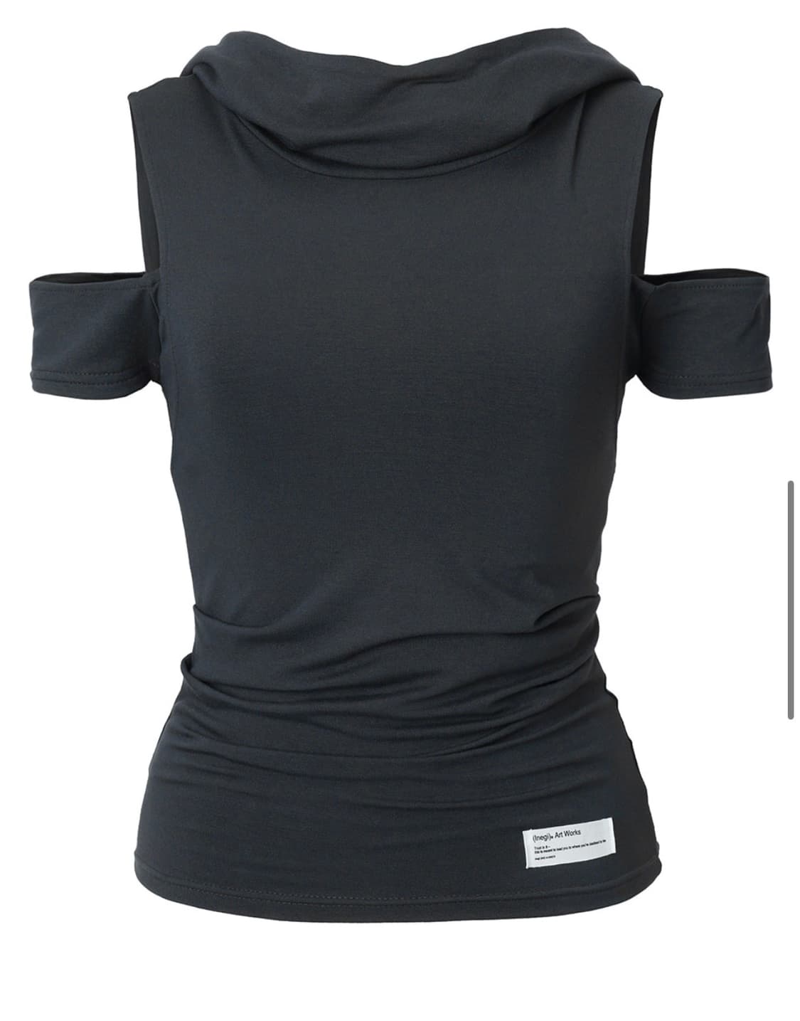 이네기 후디 탑 챠콜 상품이미지1