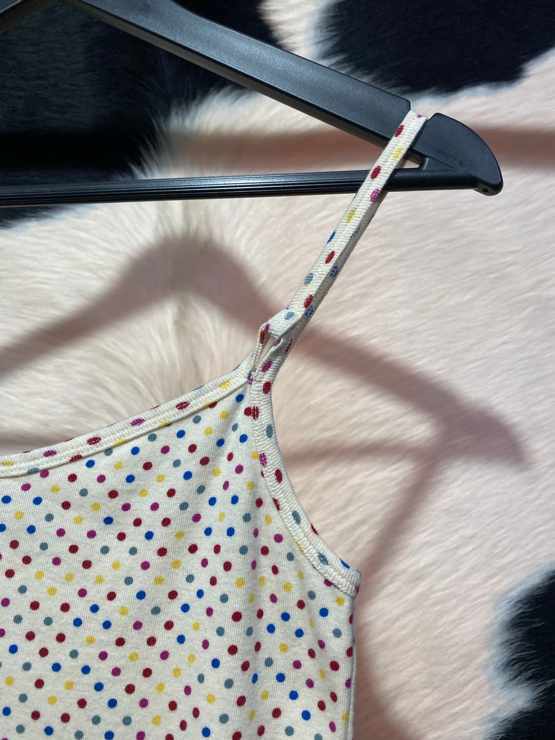 Tendance par Ray Beams 컬러 도트 슬림핏 탑 상품이미지4