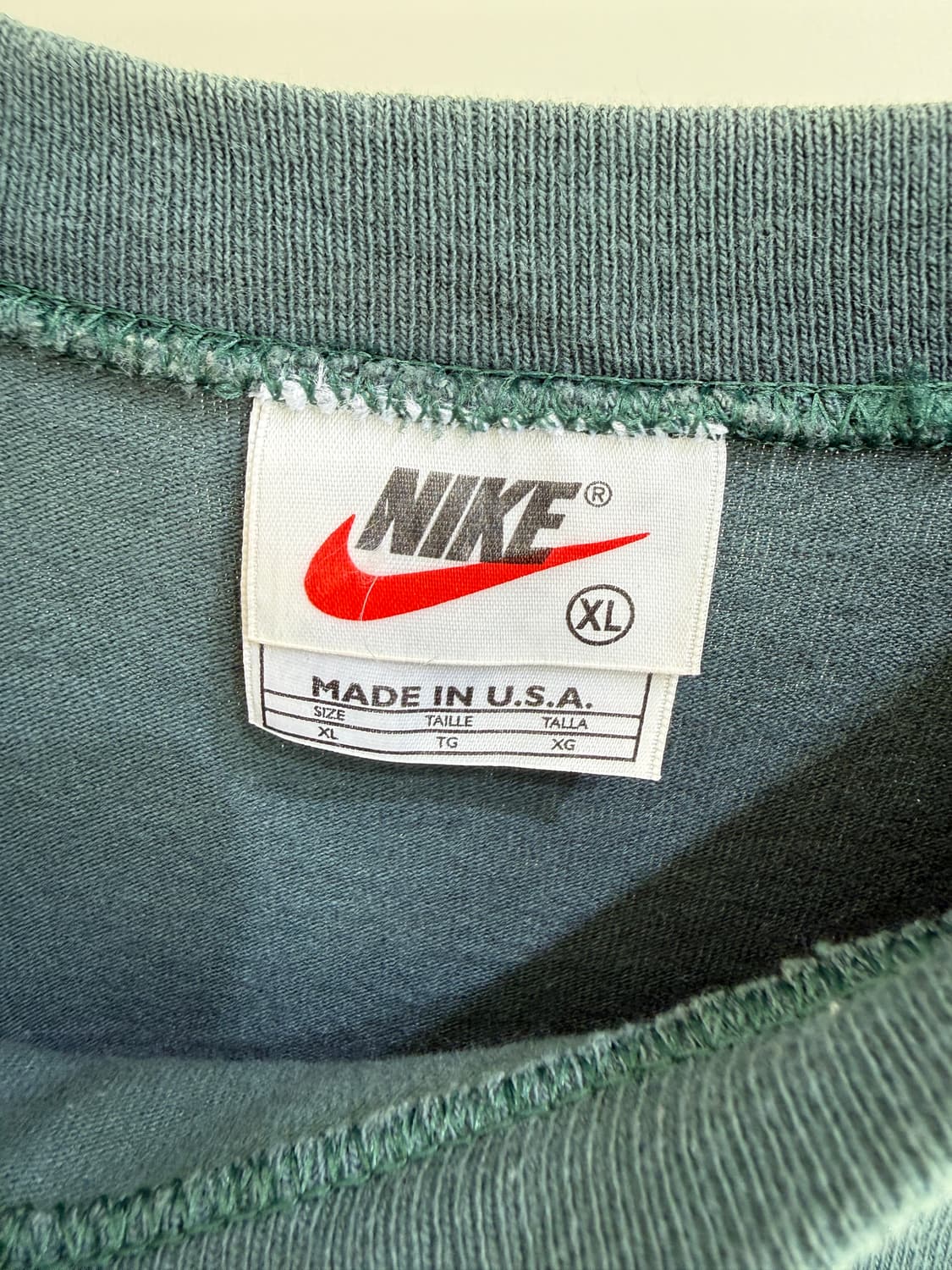 90's NIKE (Made in USA) 슬리브리스  상품이미지6