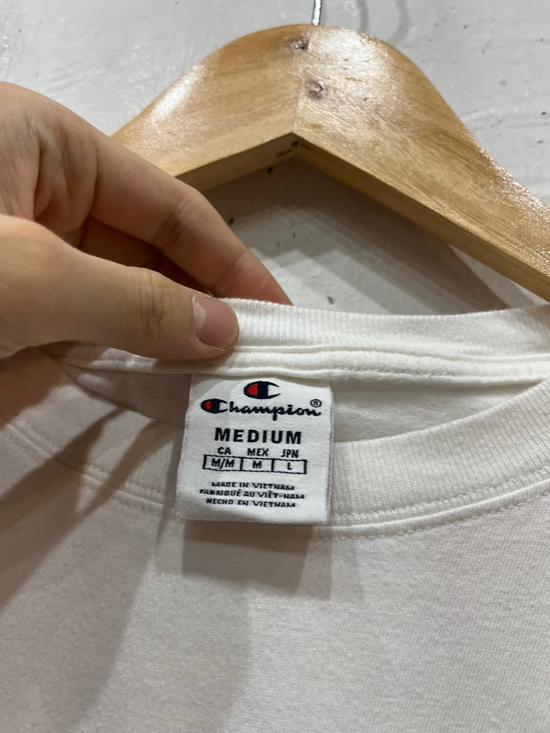 챔피온 로고 크롭 반팔 티셔츠 상품이미지3