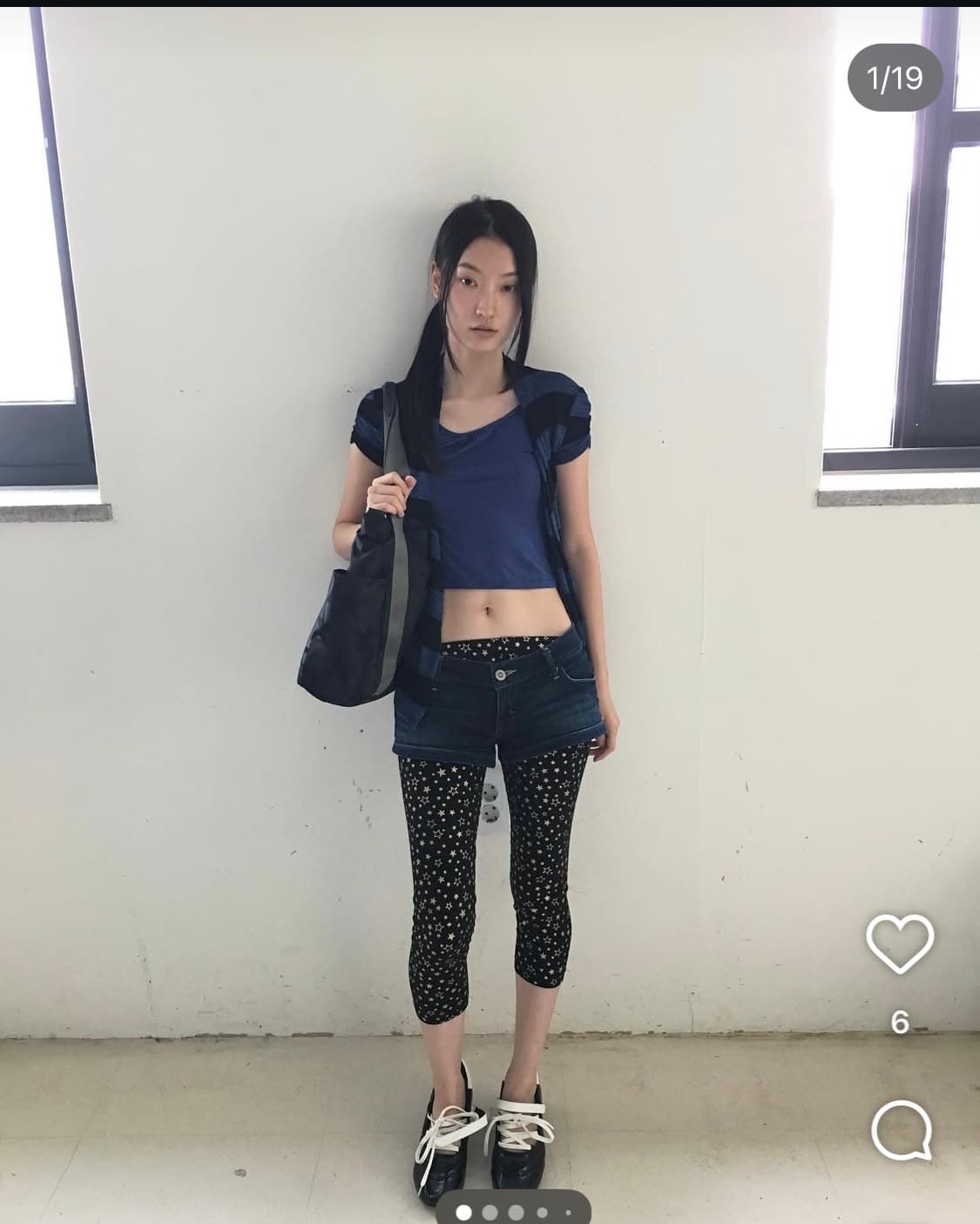 럽캔빈티지 별 레깅스 상품이미지1