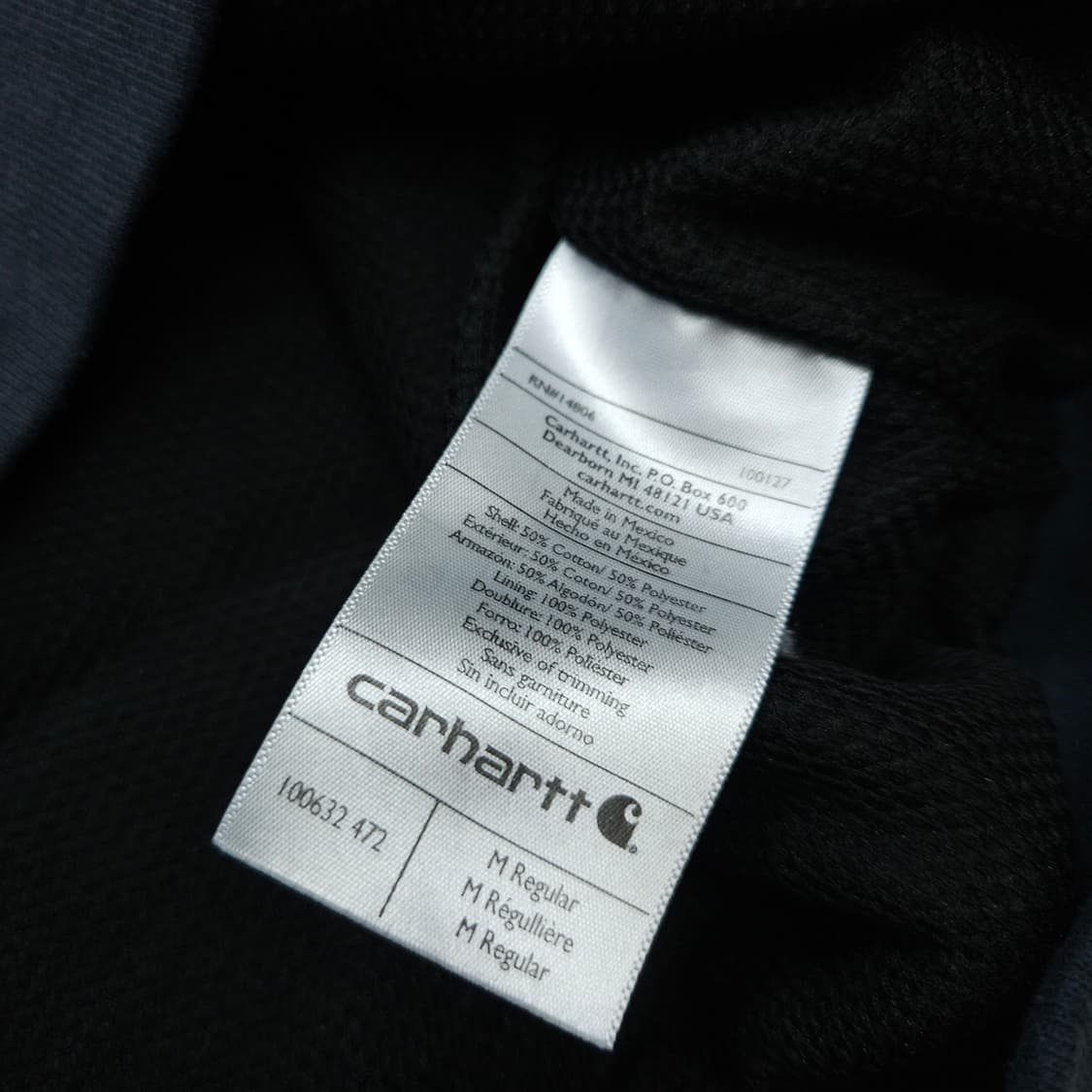 칼하트 레인디펜더 후드 집업 M 상품이미지5