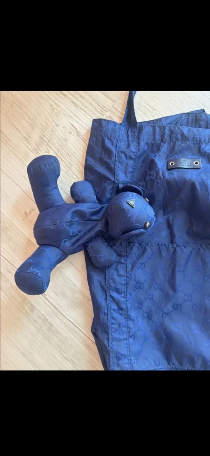 Gucci Eco Bag GG 223669 Navy Tote Navy  상품이미지6