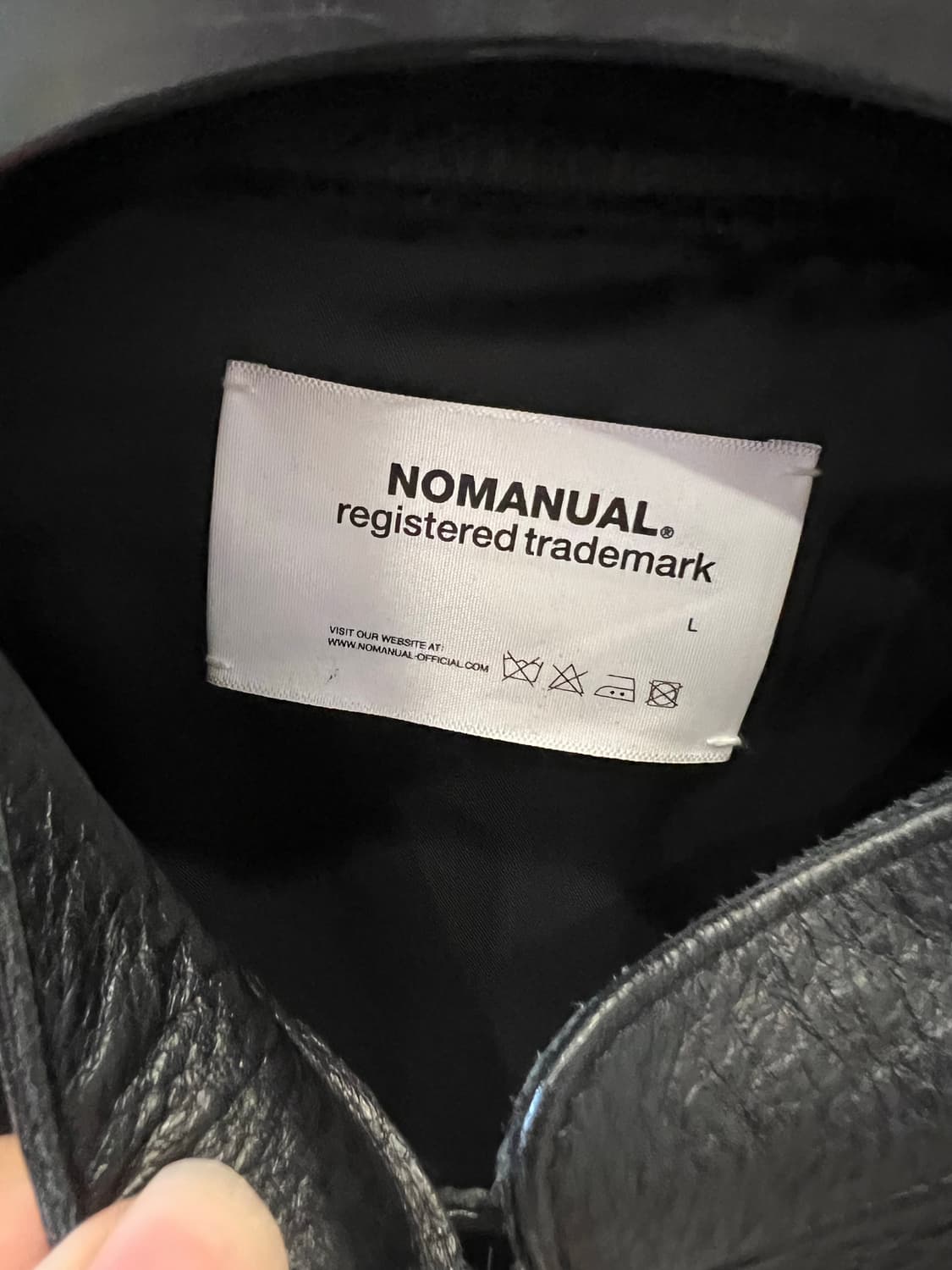 노메뉴얼 (NOMANUAL) / 스피드 레이싱 레더자켓 / L 상품이미지9