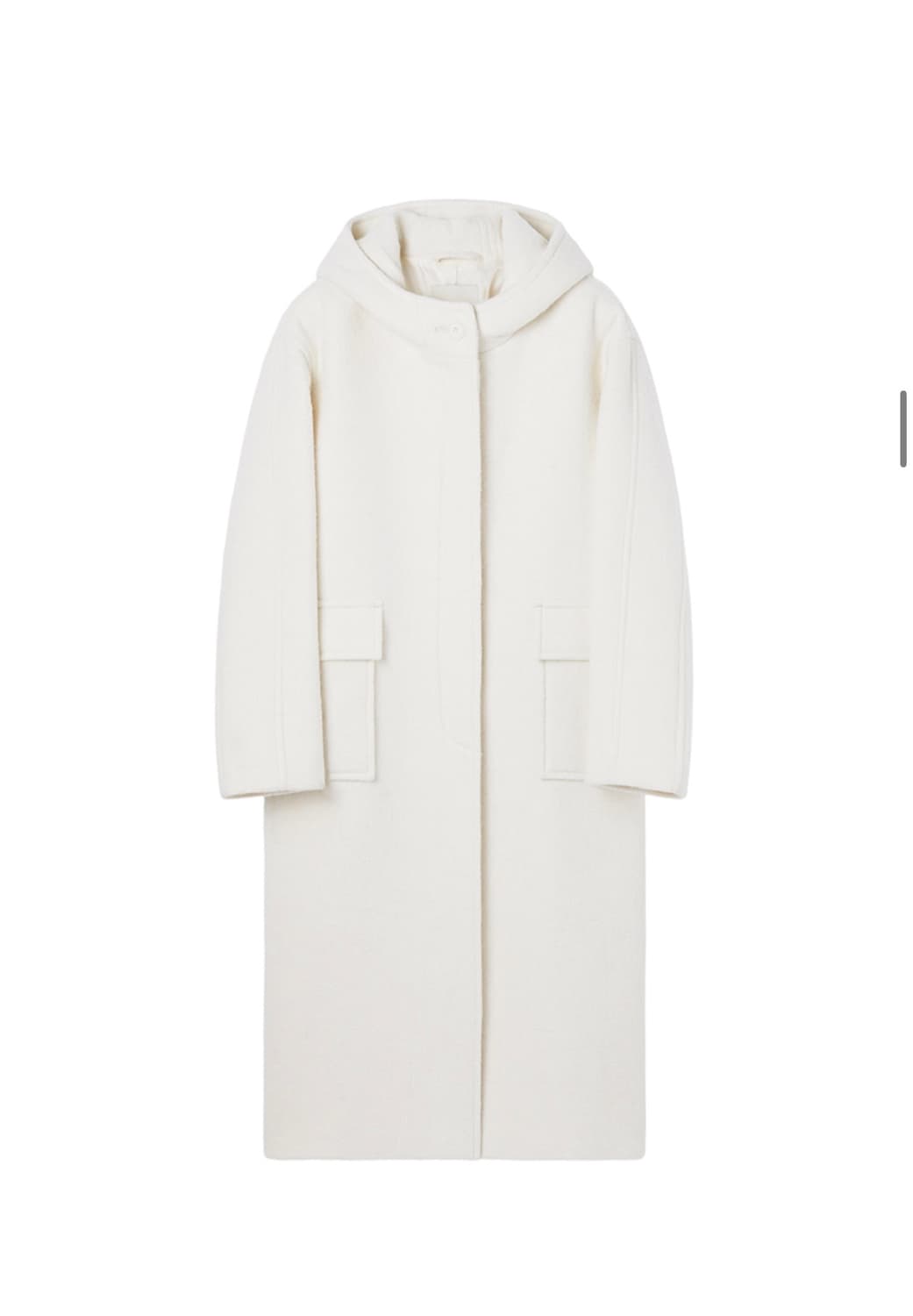 인사일런스 알파카 후드코트 m 아이보리 우먼 상품이미지4