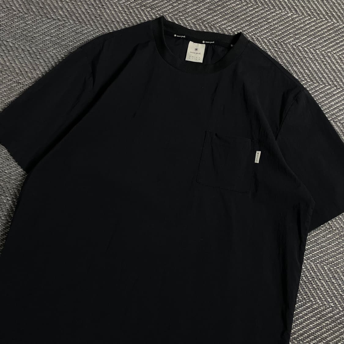 스노우피크 루트 포켓 우븐 반팔 티셔츠 y 4480 상품이미지1