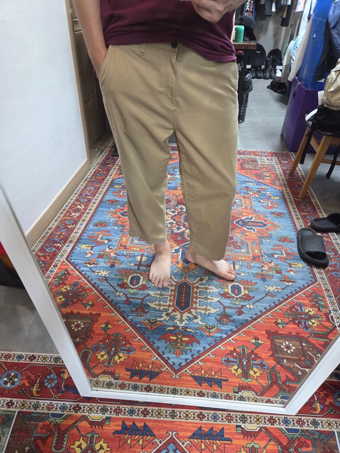 팀버랜드 치노 9부 팬츠 릴렉스핏 33 34 상품이미지6