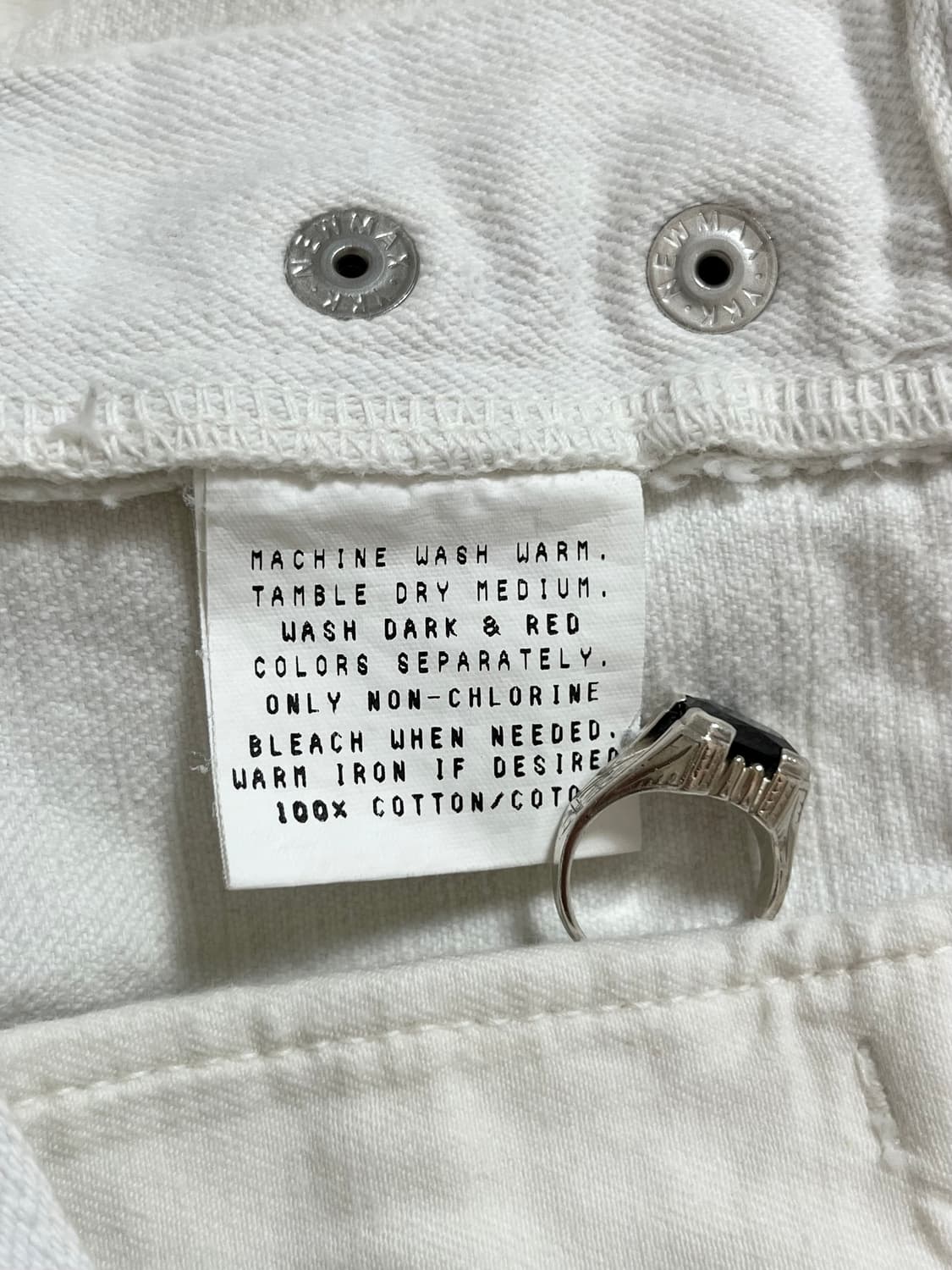 Talking About The Abstraction 지퍼 팬츠 화이트 상품이미지7