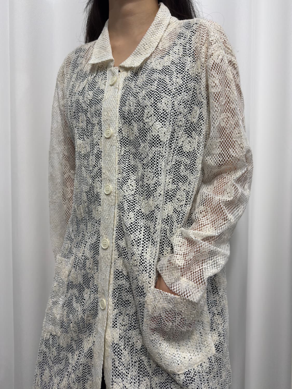 white lace coat 상품이미지8