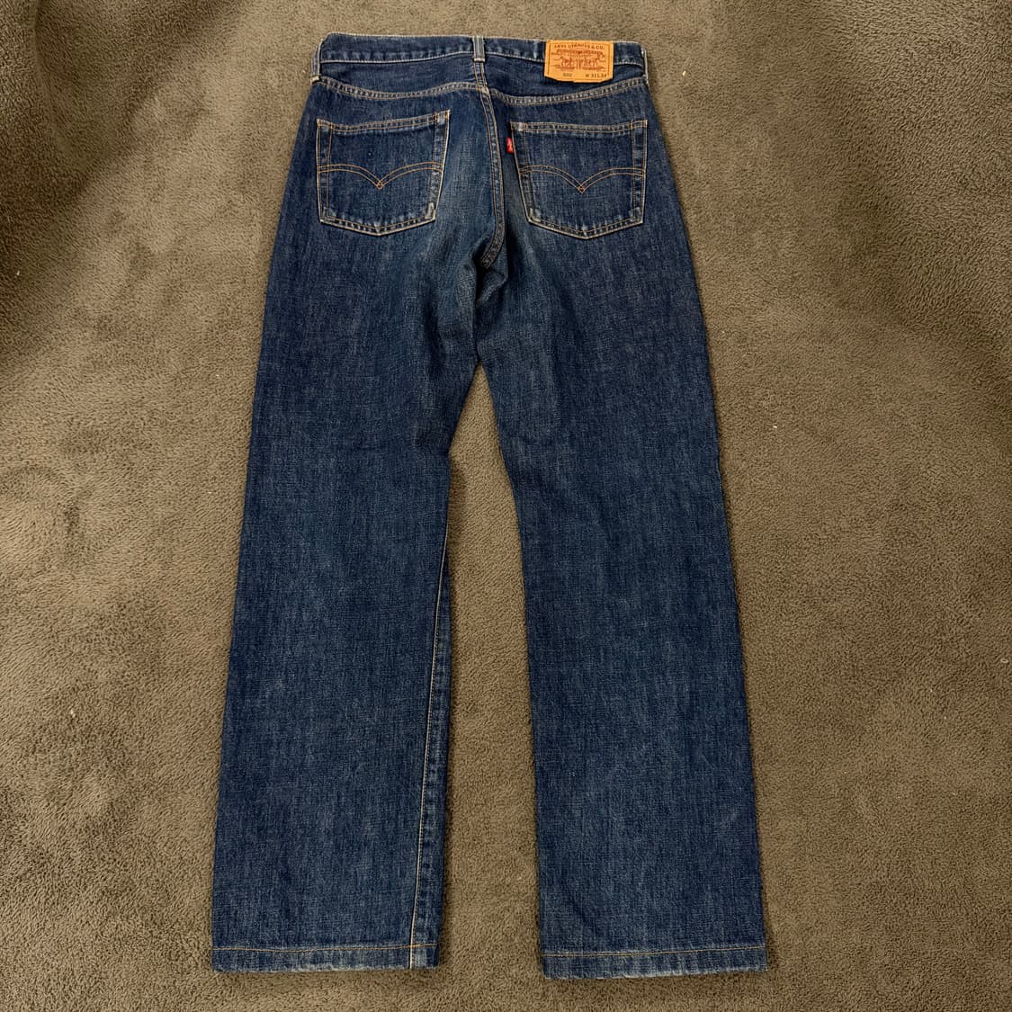 [정품/31X34] 리바이스 502XX 빅E 셀비지 일본판 데님 팬츠 상품이미지3