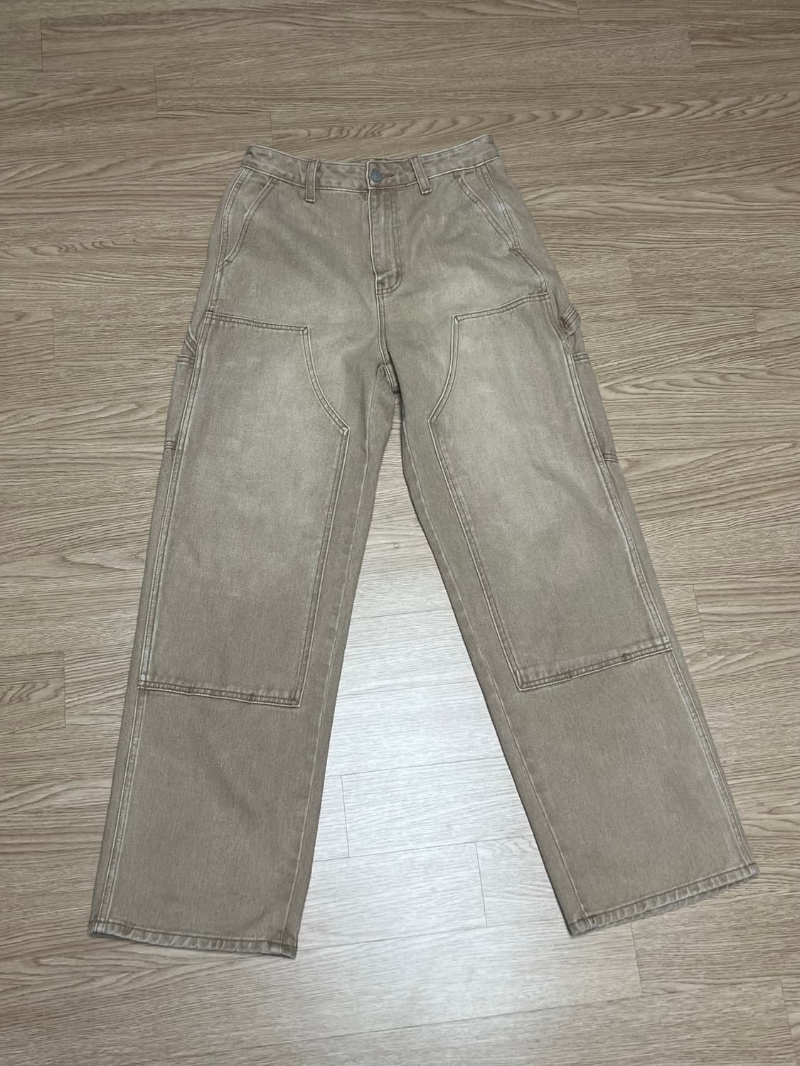 [무신사 스탠다드][28] 더블 니 카펜터 팬츠 [베이지] 상품이미지1