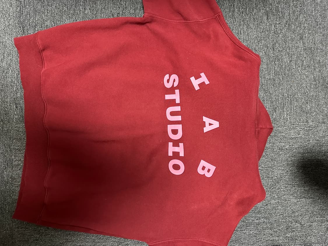 아이앱 스튜디오 후드 버건디 상품이미지2