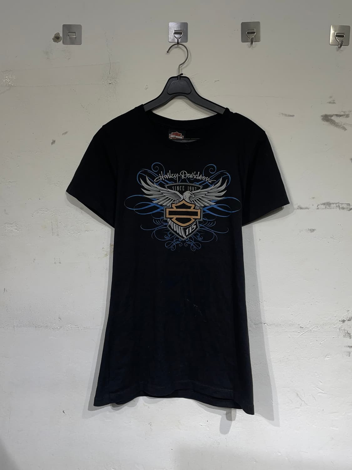할리데이비슨 y2k 와투케 빅로고 반팔 티셔츠 상품이미지6