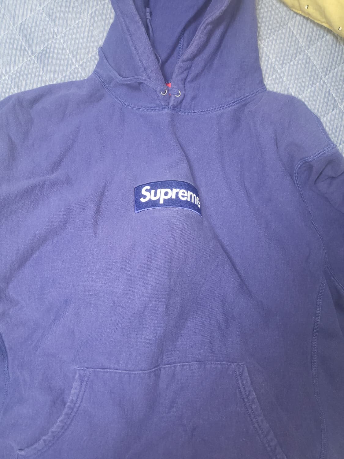 슈프림 박스 로고 후드 워시드 네이비 상품이미지3