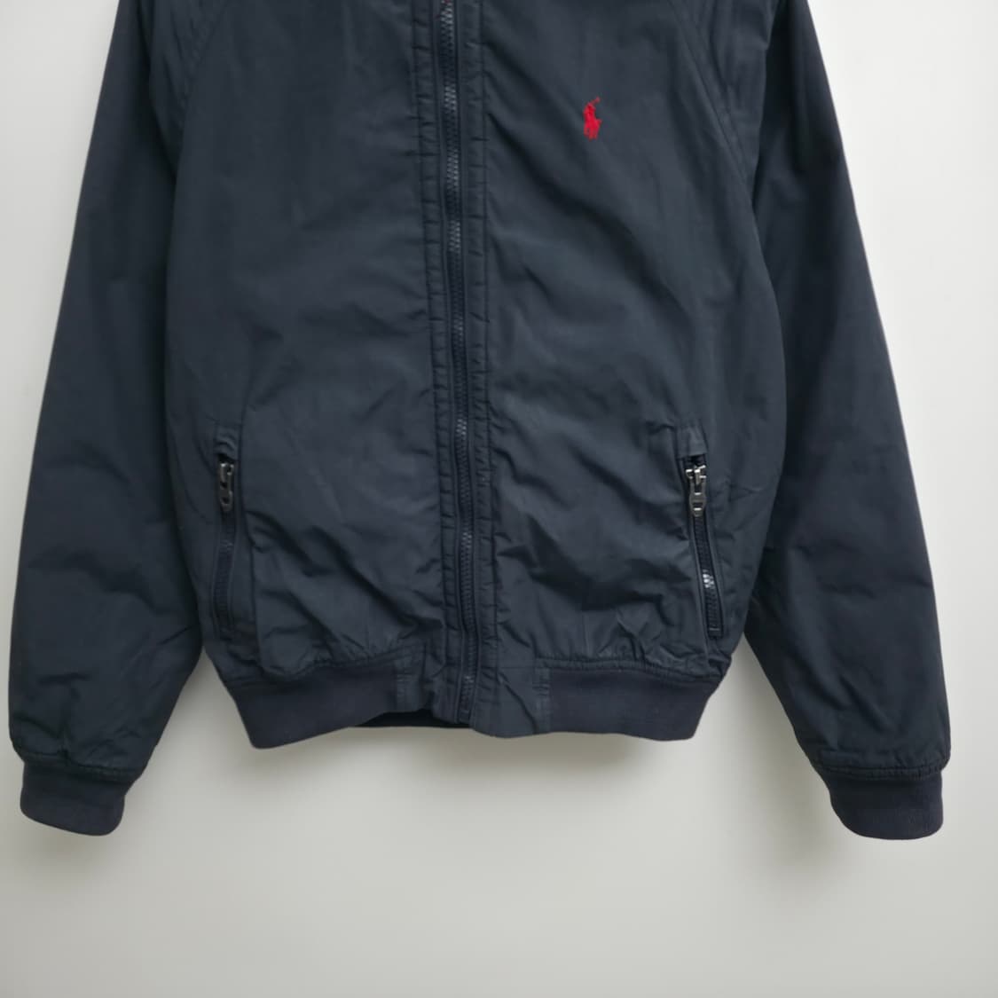 폴로 랄프로렌 네이비 나일론 쉘 자켓 탈론 지퍼 상품이미지3