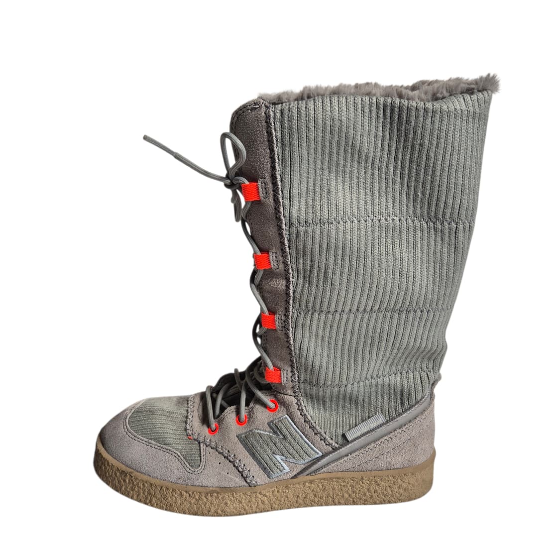 240) 뉴발란스 니트 퍼 부츠 상품이미지3