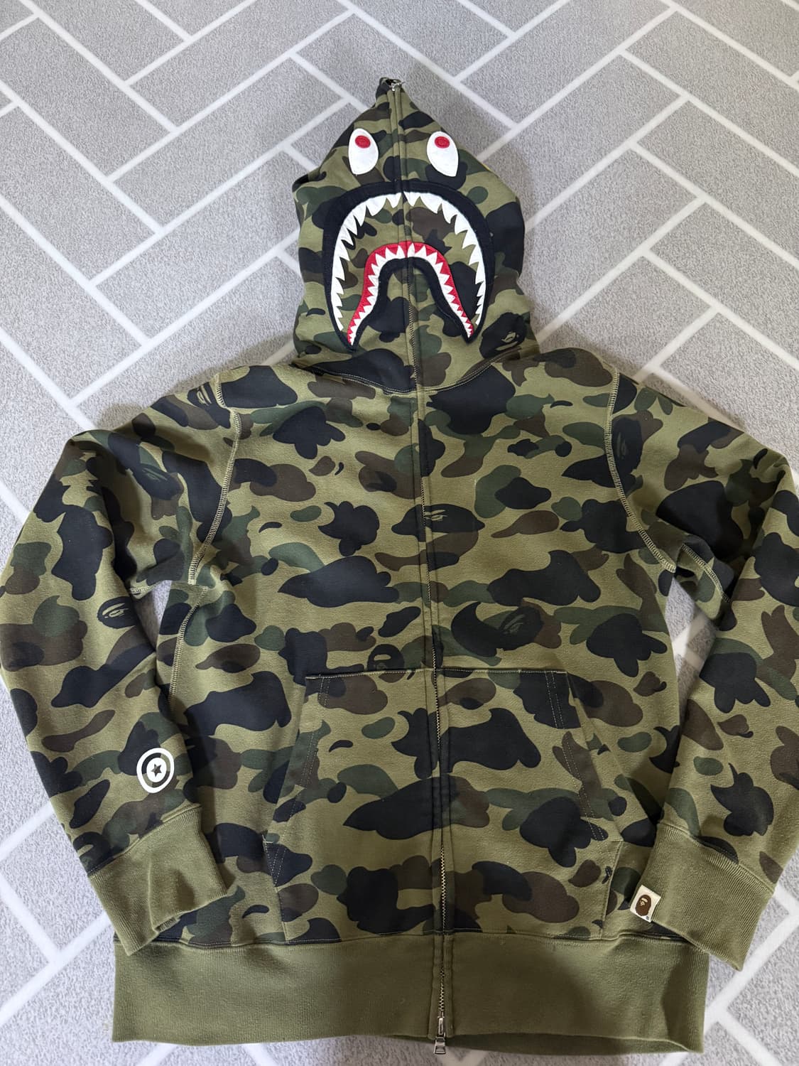 베이프 후드집업 m 상품이미지1