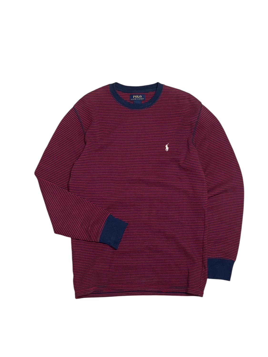 폴로 랄프로렌 스트라이프 와플 롱슬리브  상품이미지3