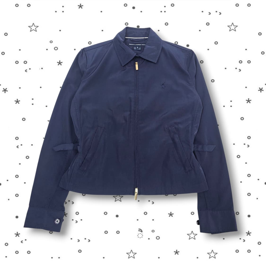 S POLO 랄프로렌 골프 자켓 골드 네이비 집업 자켓 상품이미지1