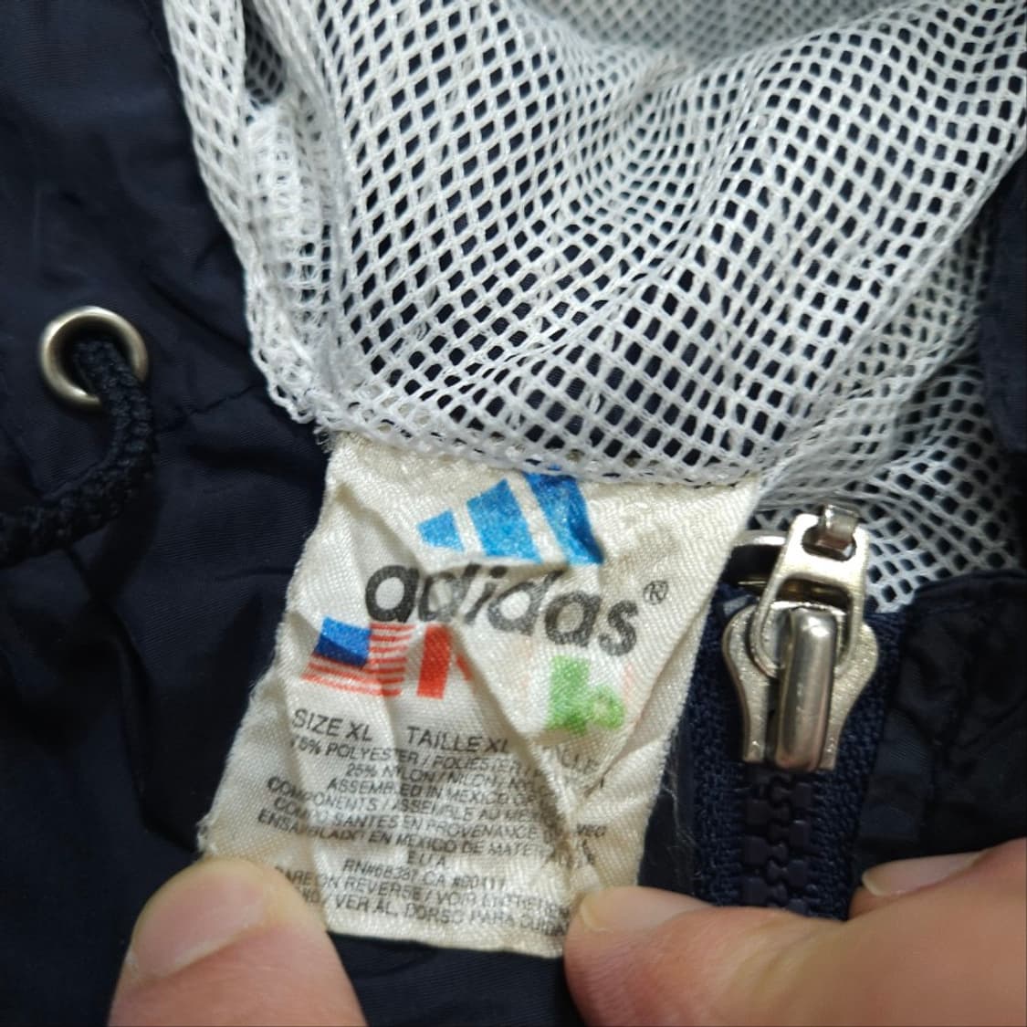 아디다스 빅로고 바람막이 XL 상품이미지7