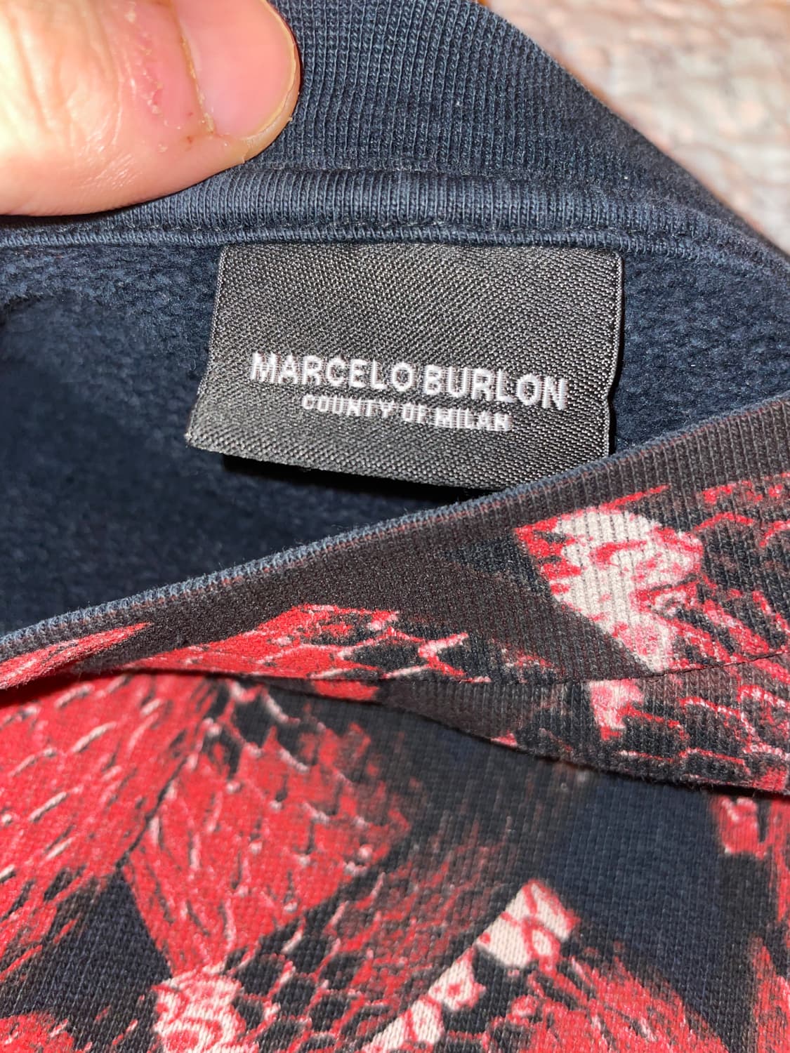 마르셀론 부를론 뱀 맨투맨  상품이미지2