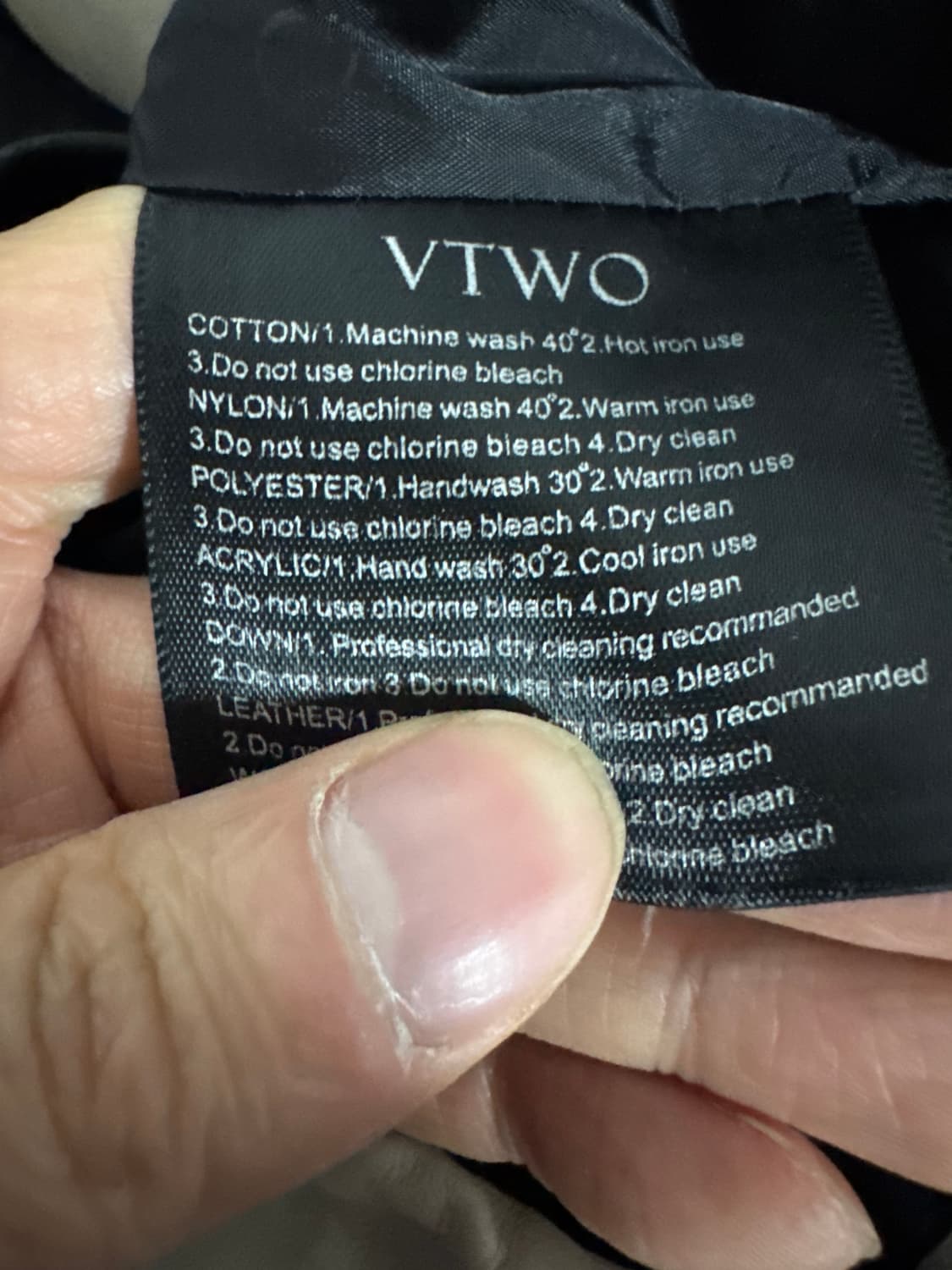 VTWO 브이투 빅 사이즈 페이크 레더 자켓 2XL 상품이미지4