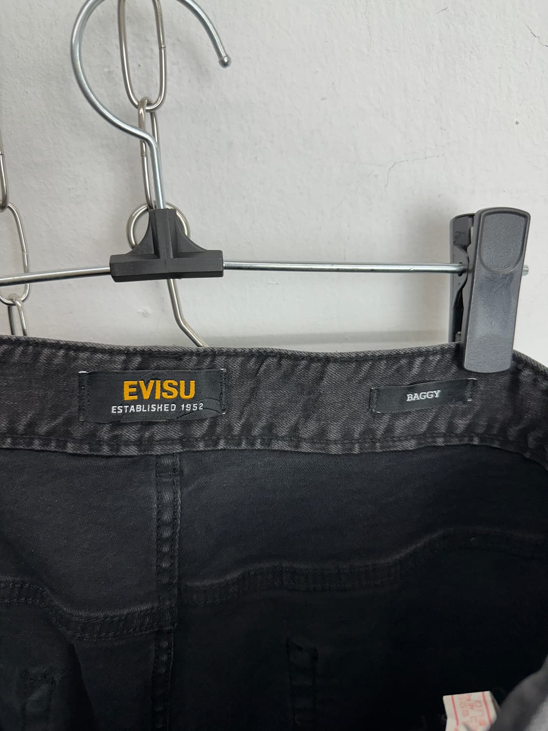EVISU Black Faded Seagull Graphic Denim  상품이미지9