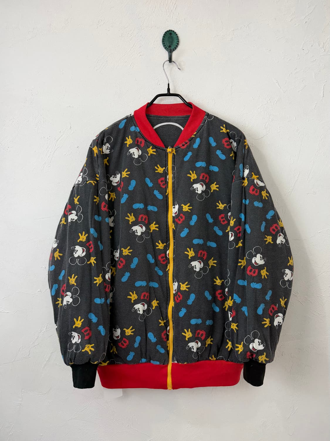 90s 디즈이 미키마우스 리버서블 봄버 상품이미지5