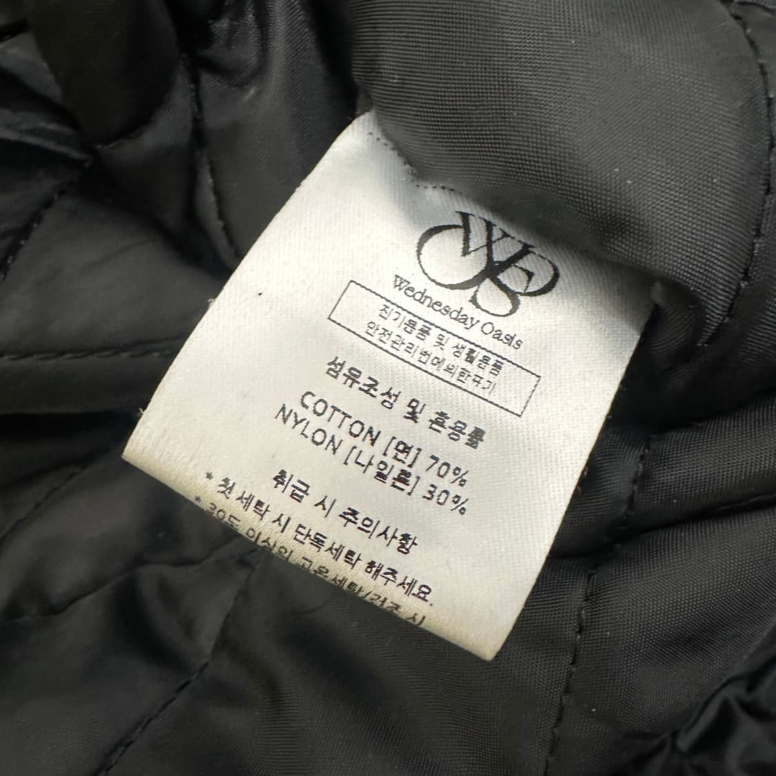 웬즈데이오아시스 롱 야상 점퍼 블랙 상품이미지9