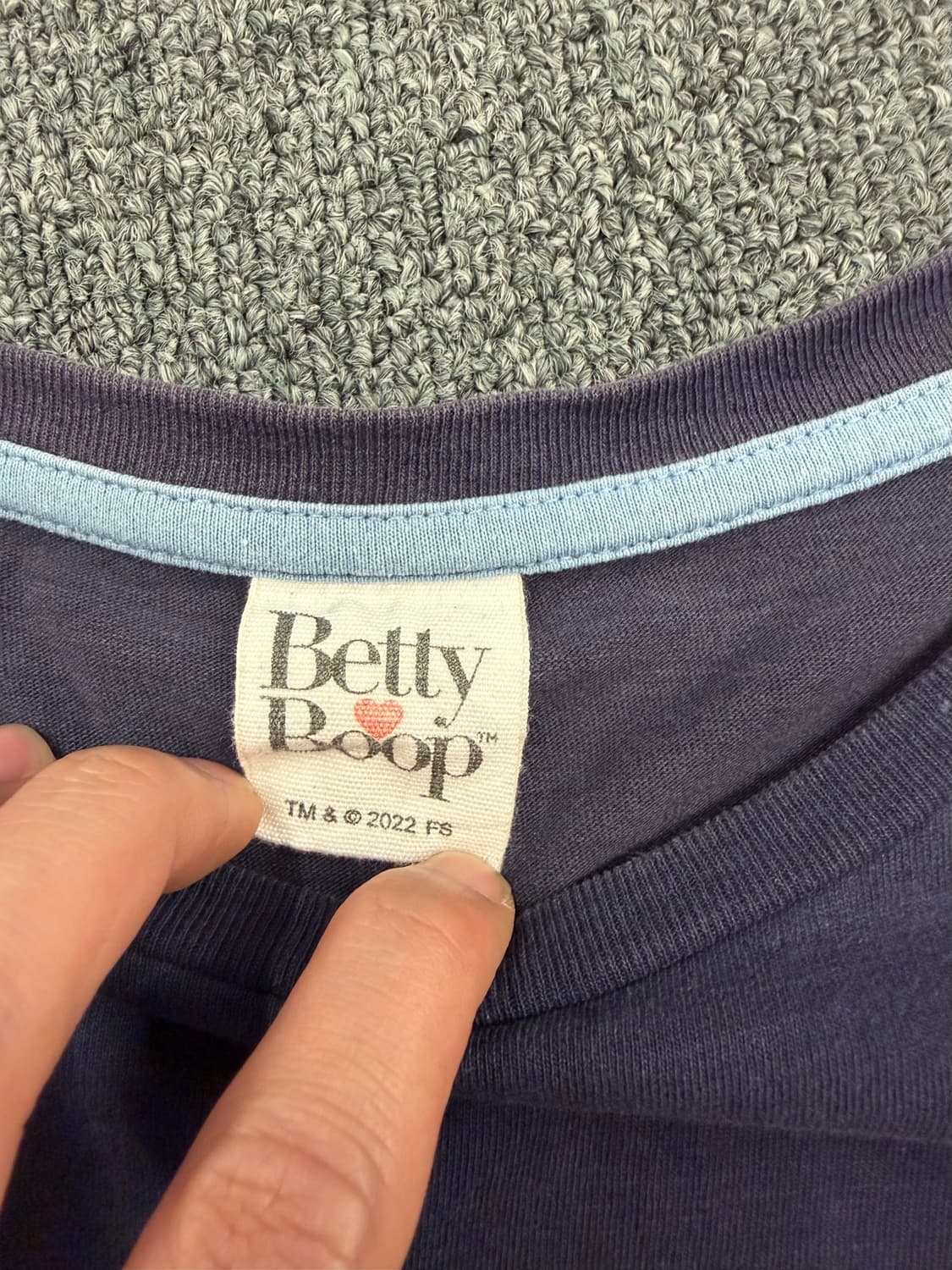 L) 베티붑 빈티지 프린팅 반팔 티셔츠 상품이미지2