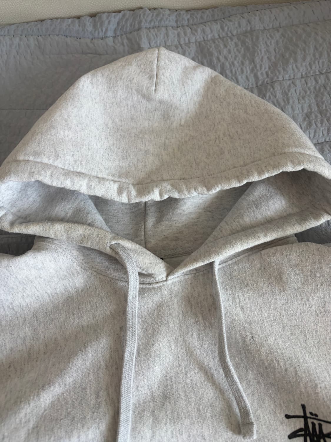 스투시 애쉬그레이 후드티 M 상품이미지2