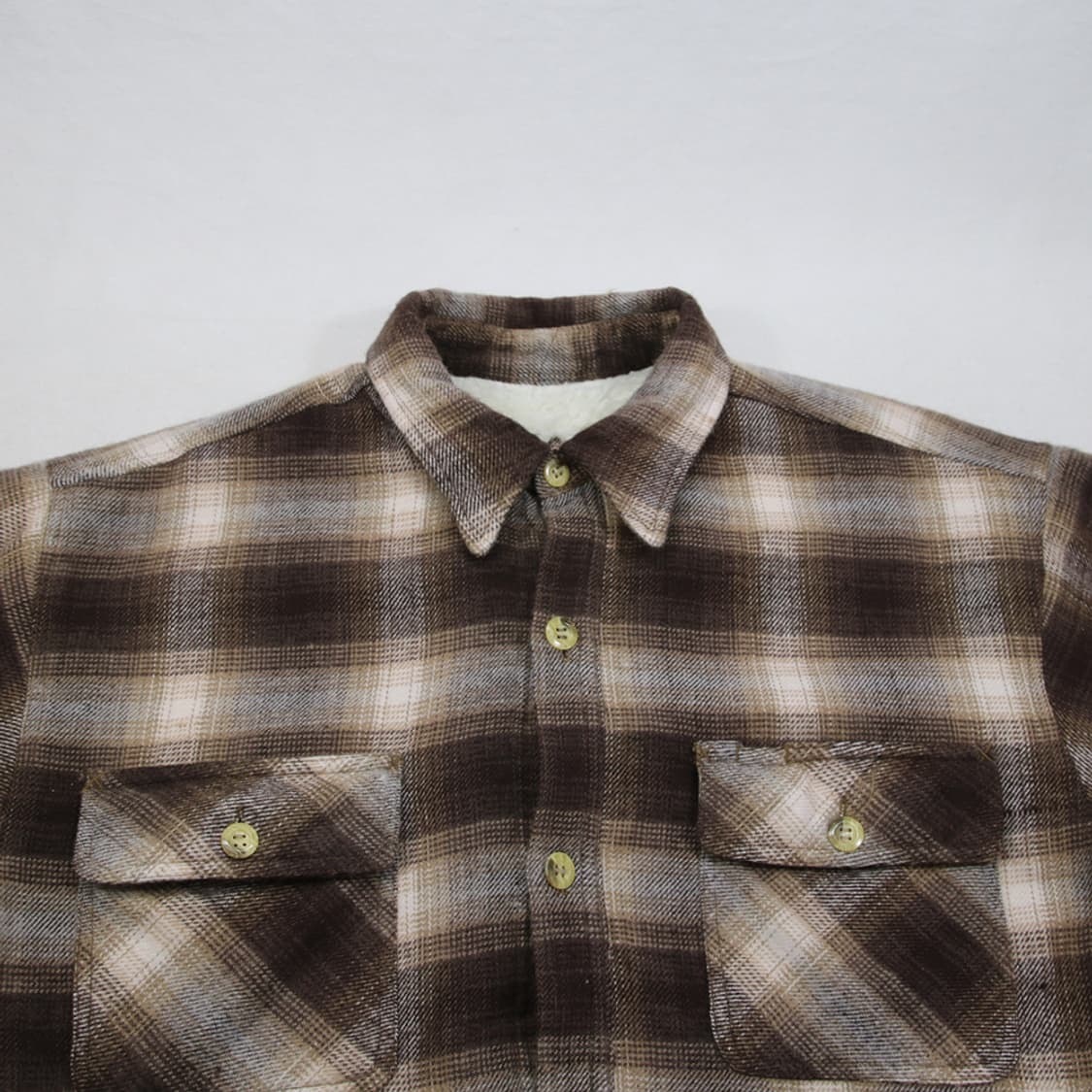 (착용컷) MOINEAU 양털 플란넬 체크 자켓 (남성용 105) 상품이미지4