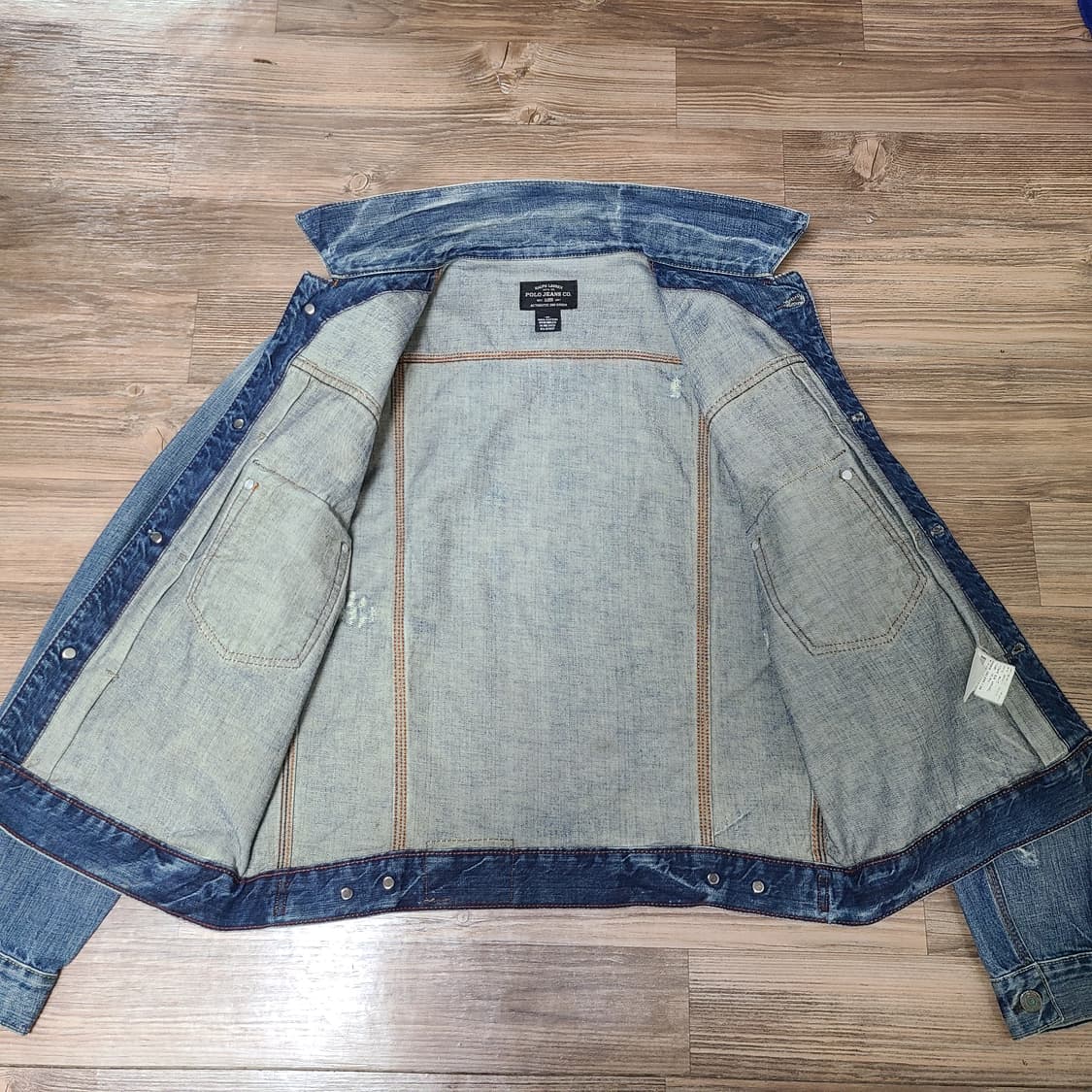 (100) 90s 폴로 진스 타입 2 빈티지 데님 트러커 자켓 상품이미지6