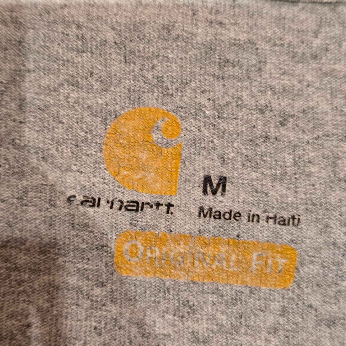 Carhartt 그레이 롱 슬리브 상품이미지5