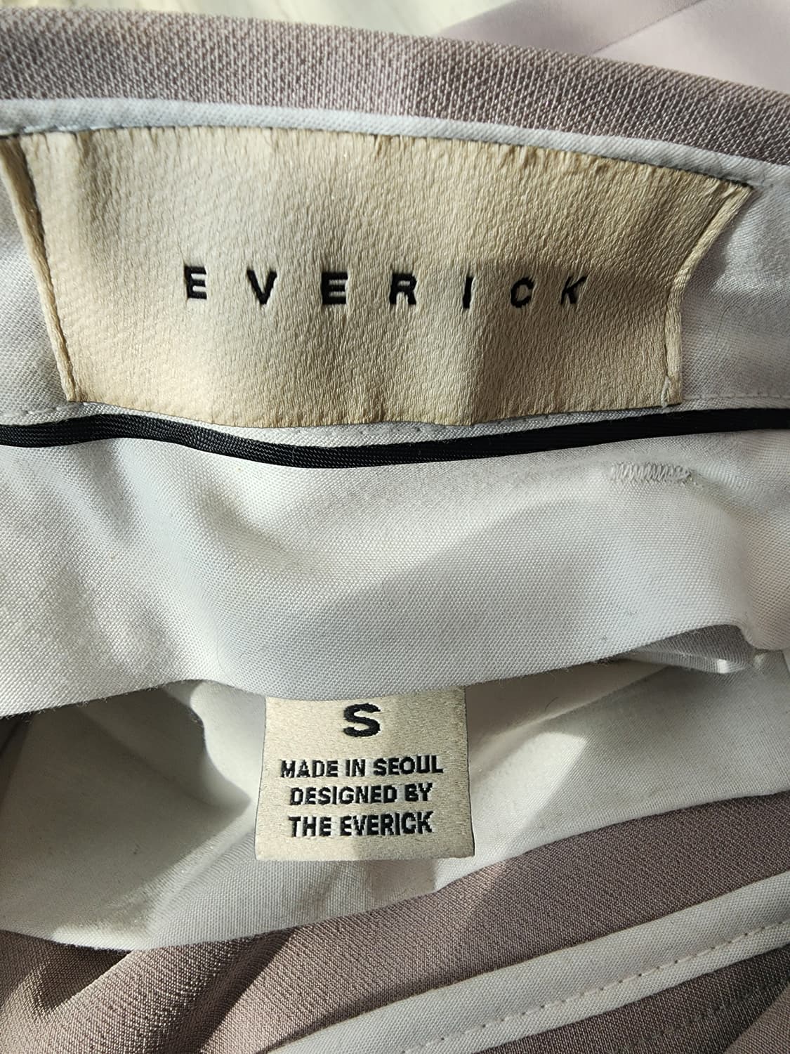 EVERICK 남성 슬렉스 팜. S(30~31인치)사이즈 남자 정장 바지 상품이미지5