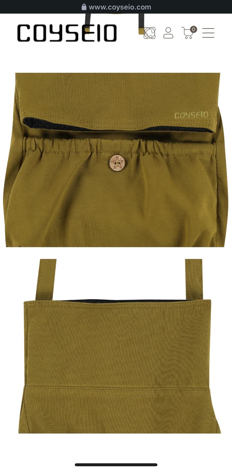 Coyseio FOLDING SWEAT CROSS BAG OLIVE 상품이미지3